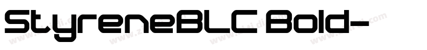 StyreneBLC Bold字体转换